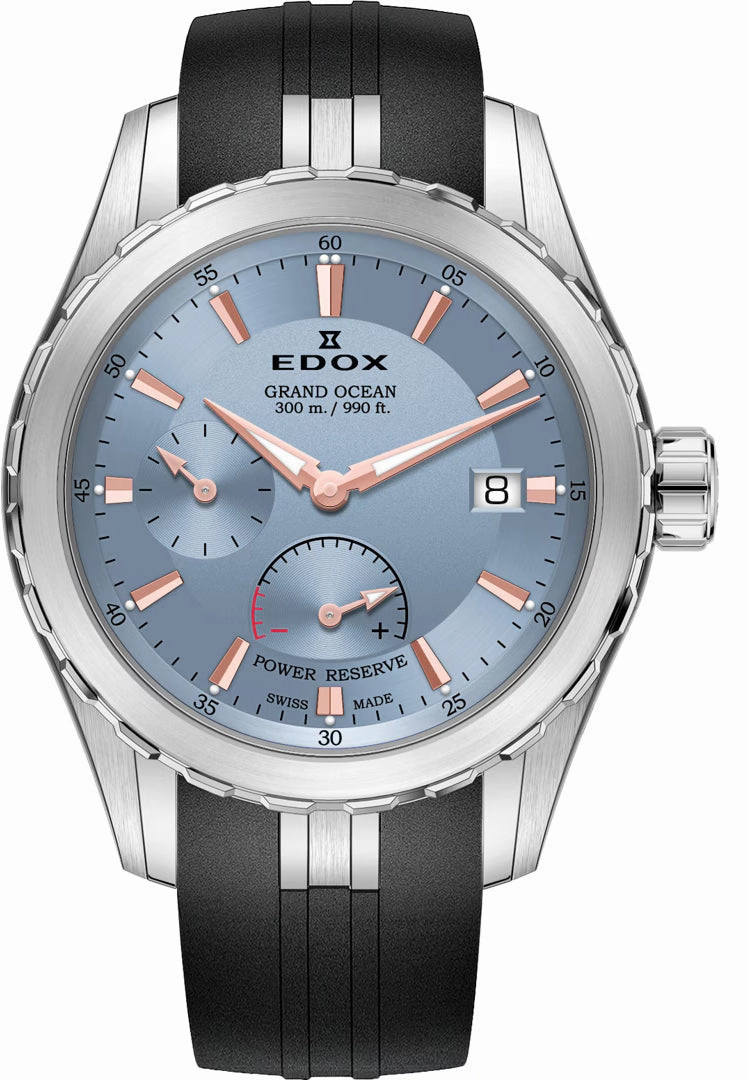 Edox Watches Edox Grand Ocean Power Reserve Small Second Watch