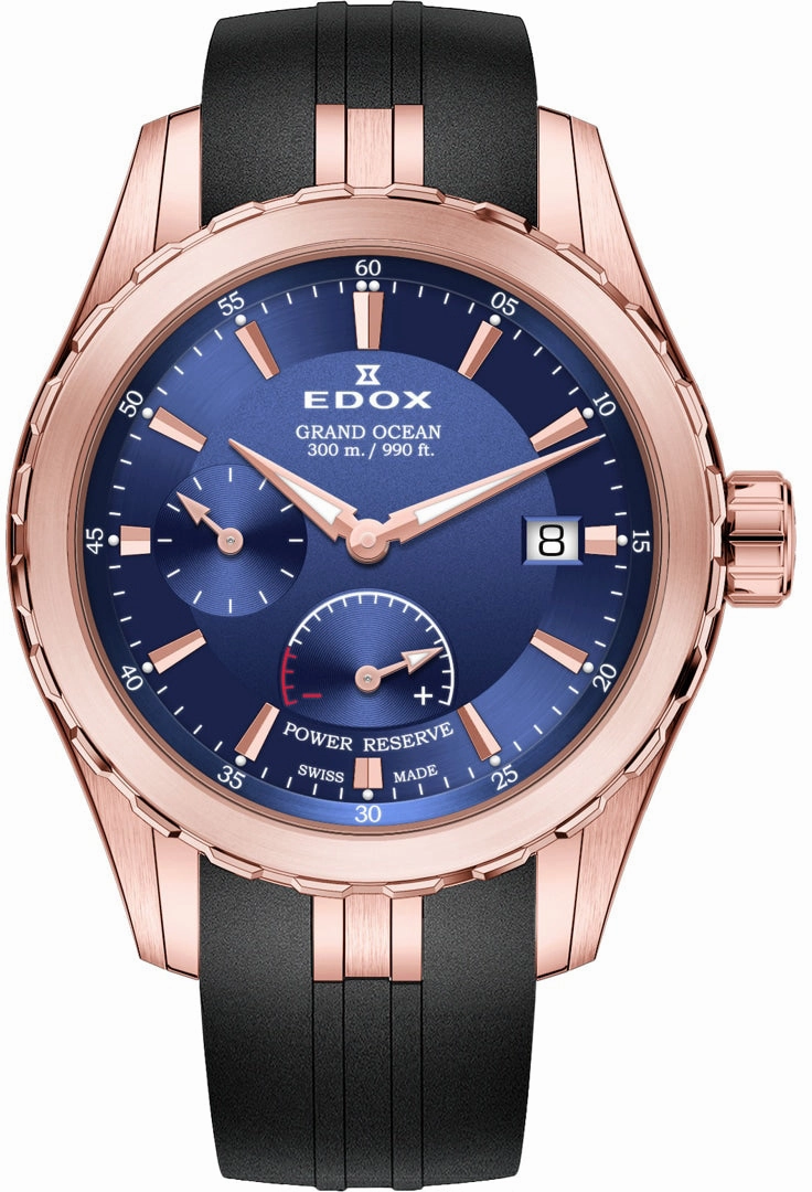 Edox Watches Edox Grand Ocean Power Reserve Small Second Watch