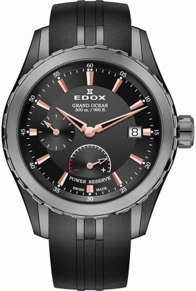 Edox Watches Edox Grand Ocean Power Reserve Small Second Watch