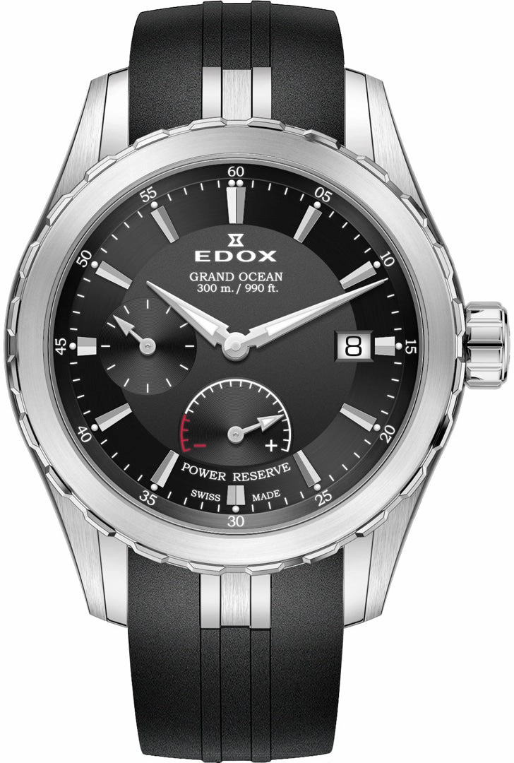 Edox Watches Edox Grand Ocean Power Reserve Small Second Watch
