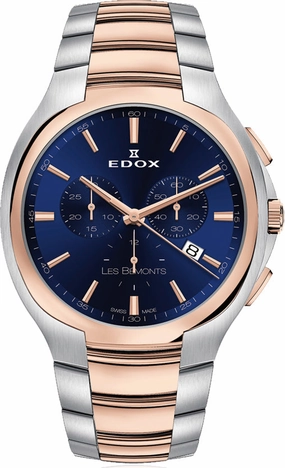 Edox Watches Edox Les Bemonts Chrono Quartz Watch