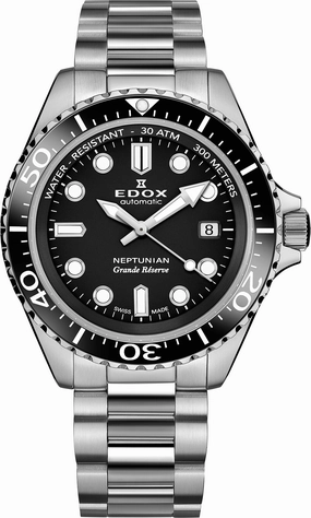 Edox Watches Edox Neptunian Grande Reserve Black Watch