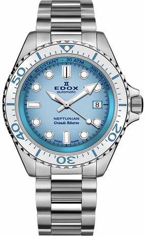 Edox Watches Edox Neptunian Grande Reserve Blue Watch