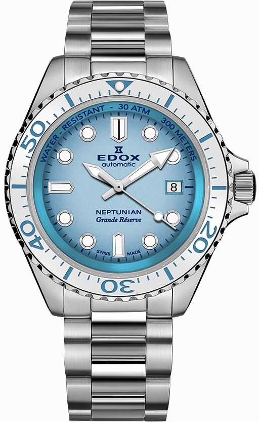 Edox Watches Edox Neptunian Grande Reserve Blue Watch