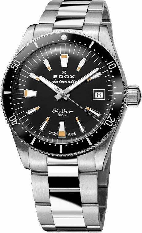 Edox Watches Edox Skydiver 38 Date Automatic Watch