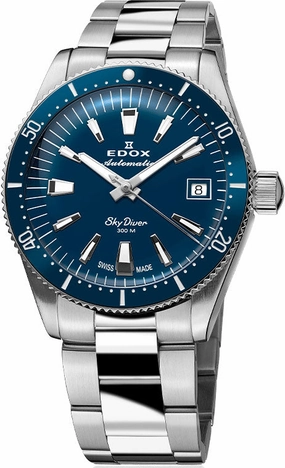 Edox Watches Edox Skydiver 38 Date Automatic Watch