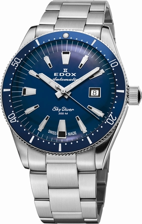 Edox Watches Edox SkyDiver Date Automatic Watch