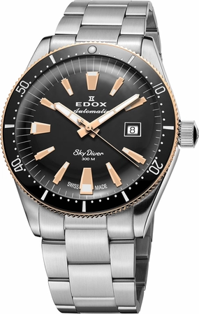 Edox Watches Edox SkyDiver Date Automatic Watch