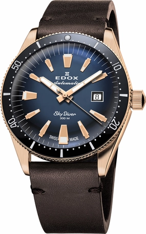 Edox Watches Edox SkyDiver Date Automatic Watch