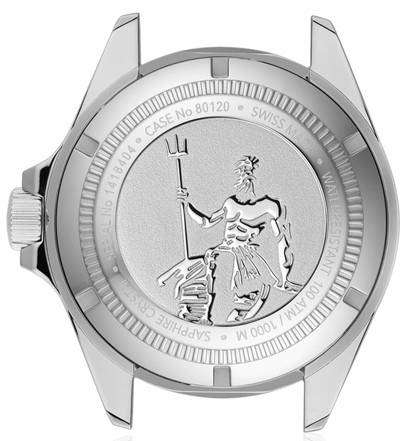 Edox Watches Edox Skydiver Neptunian Automatic 3 Hands Watch
