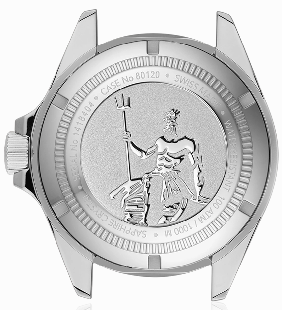 Edox Watches Edox Skydiver Neptunian Automatic 3 Hands Watch