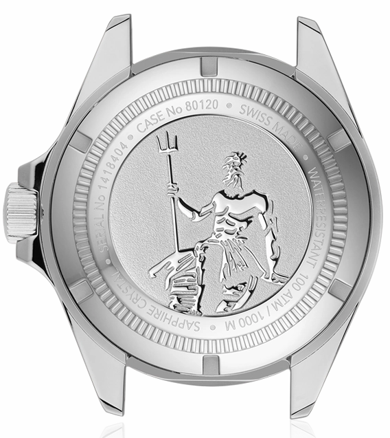 Edox Watches Edox Skydiver Neptunian Automatic 3 Hands Watch