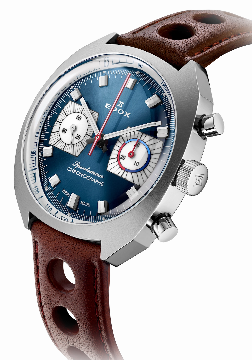 Edox Watches Edox Sportsman Chronographe Automatic Blue Limited Edition Watch