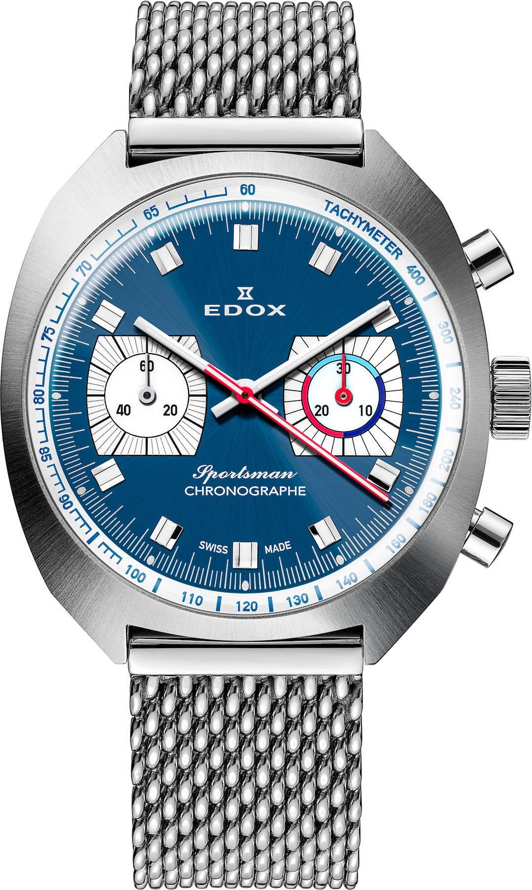 Edox Watches Edox Sportsman Chronographe Automatic Blue Limited Edition Watch