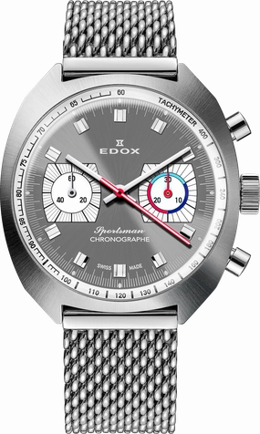 Edox Watches Edox Sportsman Chronographe Automatic Grey Limited Edition Watch