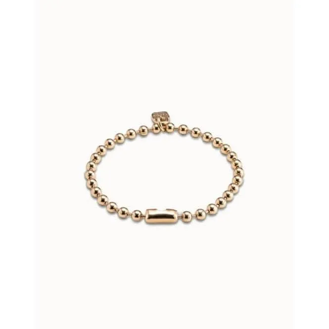 Emotions Golden Metal Bracelet Unode50 Jewelry And Accessories