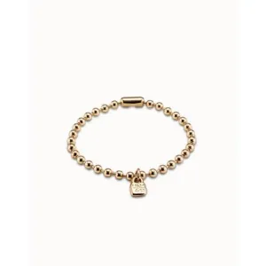 Emotions Golden Metal Bracelet Unode50 Jewelry And Accessories