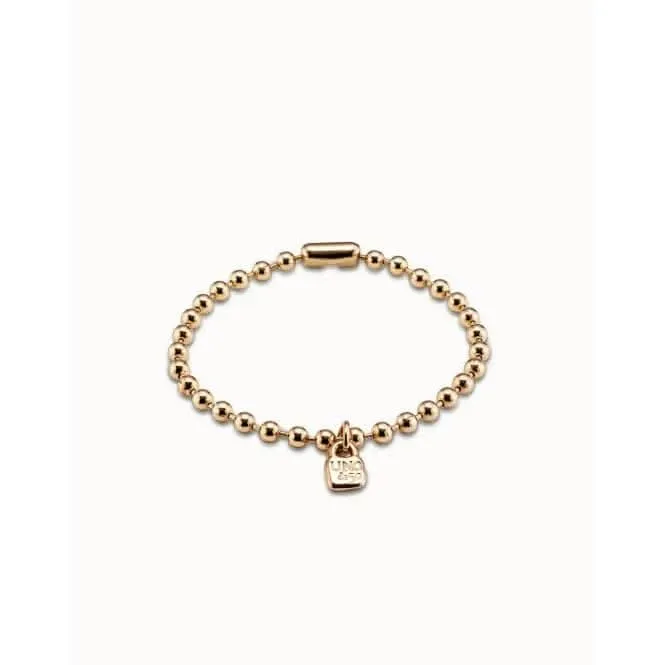Emotions Golden Metal Bracelet Unode50 Jewelry And Accessories