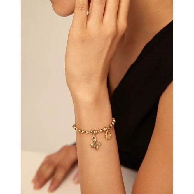 Emotions Golden Metal Bracelet Unode50 Jewelry And Accessories