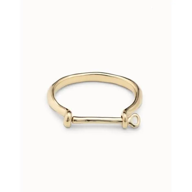 Estás Grillado Golden Metal Bangle PUL1245ORO Unode50 Jewelry And Accessories