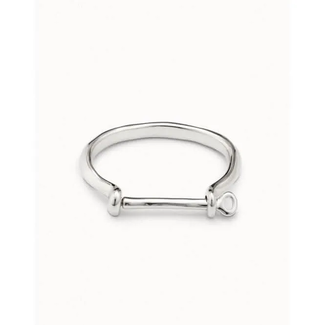 Estás Grillado Silver Metal Bangle PUL1245MTL Unode50 Jewelry And Accessories