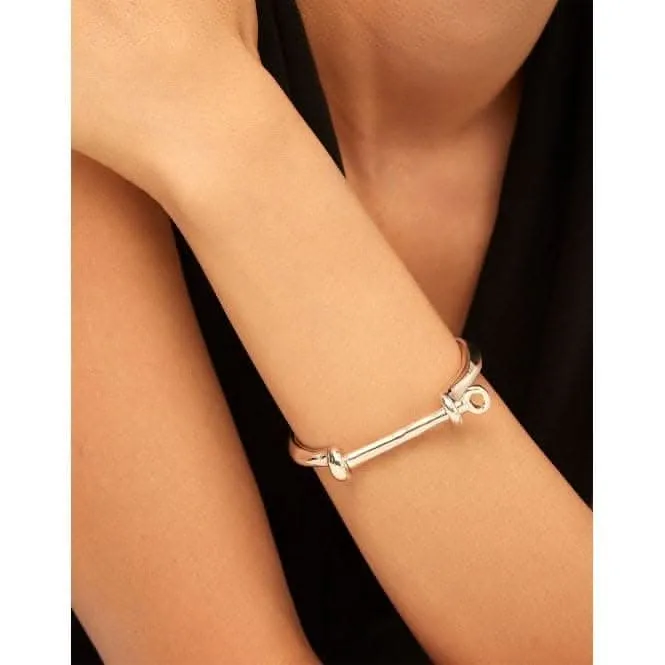 Estás Grillado Silver Metal Bangle PUL1245MTL Unode50 Jewelry And Accessories