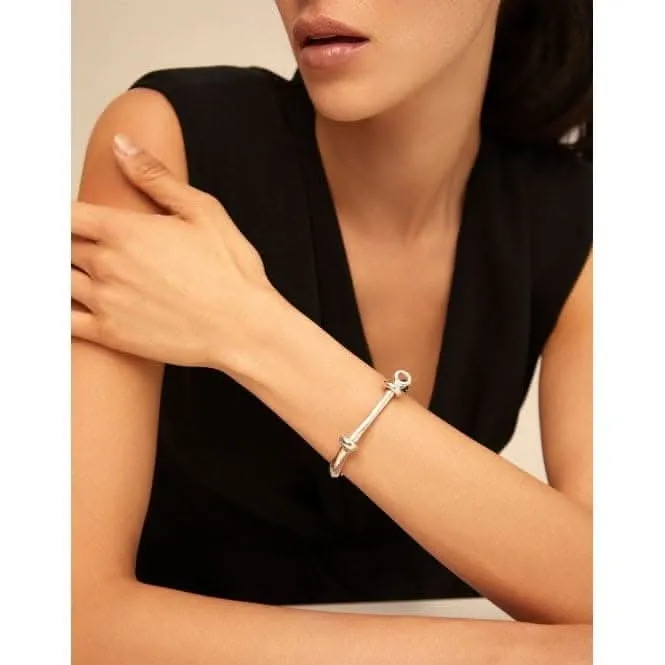Estás Grillado Silver Metal Bangle PUL1245MTL Unode50 Jewelry And Accessories