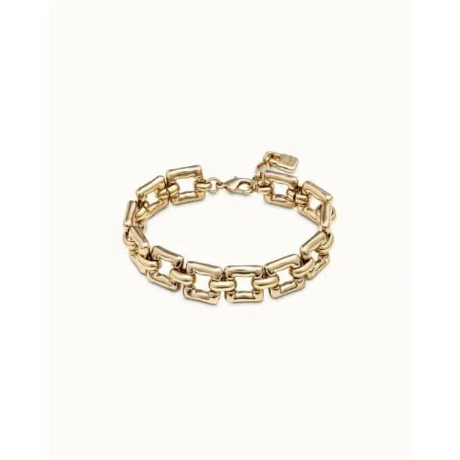 Femme Fatale Golden Metal Bracelet Unode50 Jewelry And Accessories