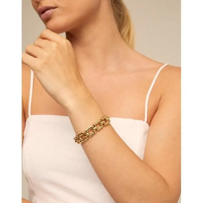 Femme Fatale Golden Metal Bracelet Unode50 Jewelry And Accessories