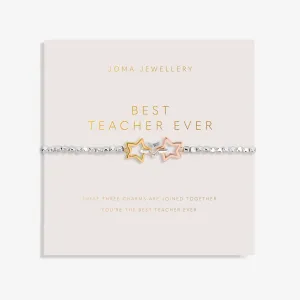 Forever Yours Best Teacher Ever Bracelet 8286 Joma Jewellery