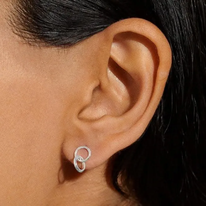 Forever Yours Super Sister Silver Plated Earrings 6762 Joma Jewellery