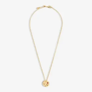 Gem Glow Hammered Gold Plated 50cm Adjustable Necklace 7182 Joma Jewellery