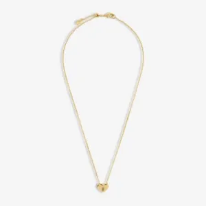 Gem Glow Heart Zirconia Gold Plated 46cm Adjustable Necklace 7175 Joma Jewellery