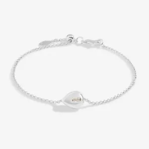 Gem Glow Teardrop Zirconia Silver Plated 19cm Adjustable Bracelet 7173 Joma Jewellery