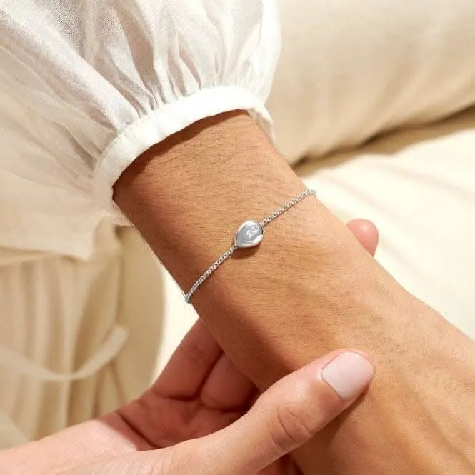 Gem Glow Teardrop Zirconia Silver Plated 19cm Adjustable Bracelet 7173 Joma Jewellery