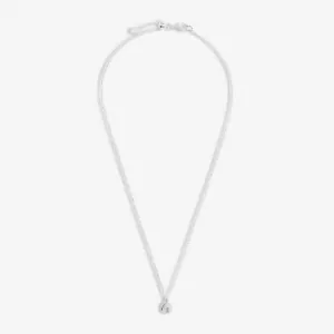 Gem Glow Teardrop Zirconia Silver Plated 46cm Adjustable Necklace 7172 Joma Jewellery