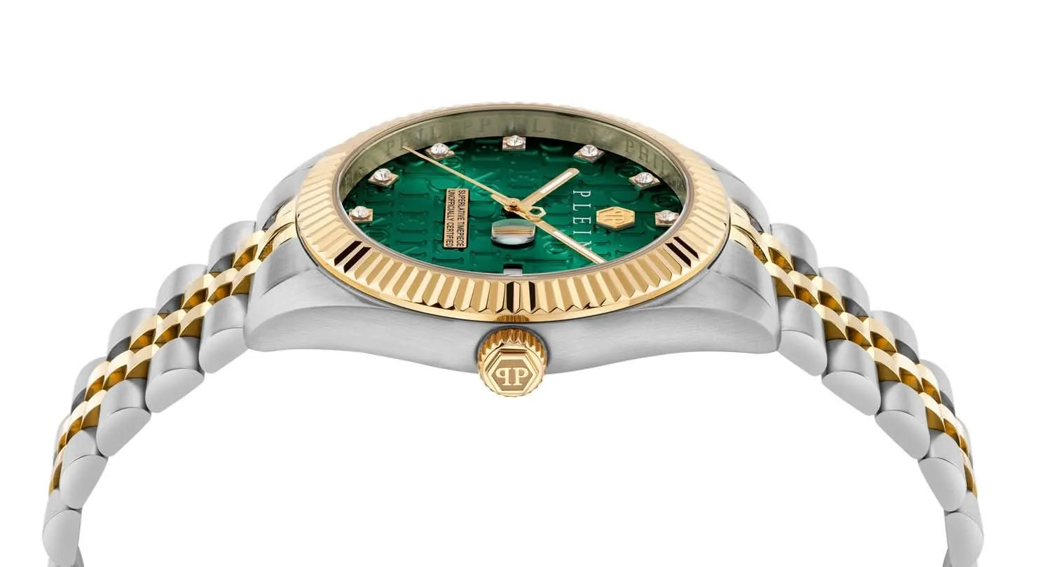 Gents Date Superlative Green Watch PWMFA0325