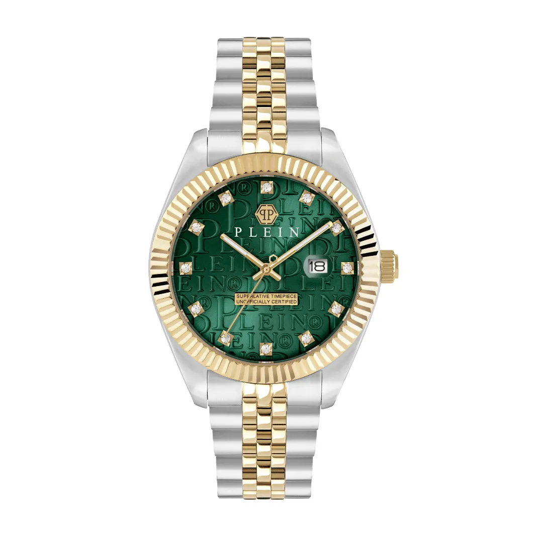 Gents Date Superlative Green Watch PWMFA0325