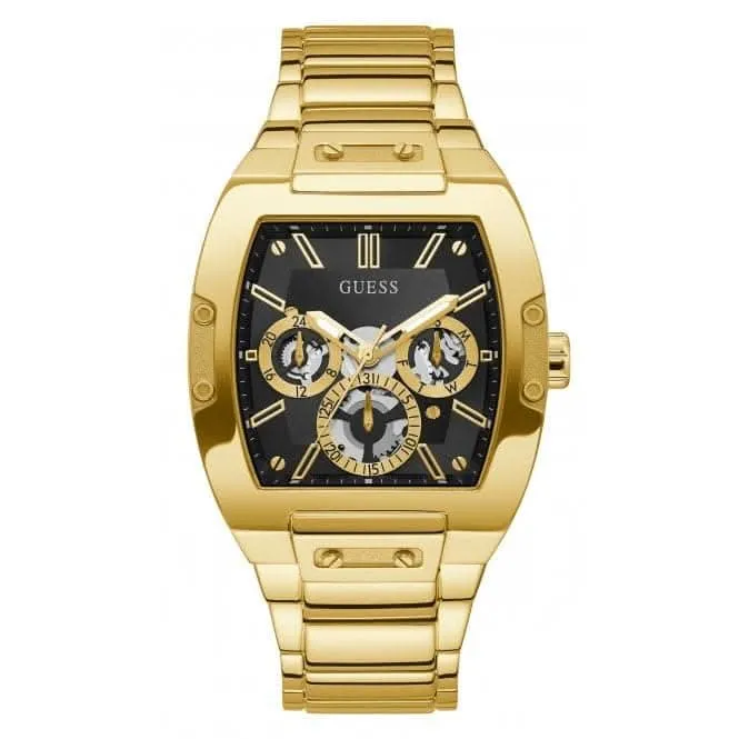 Gents Phoenix Stainless Steel Gold Tone Watch GW0456G1