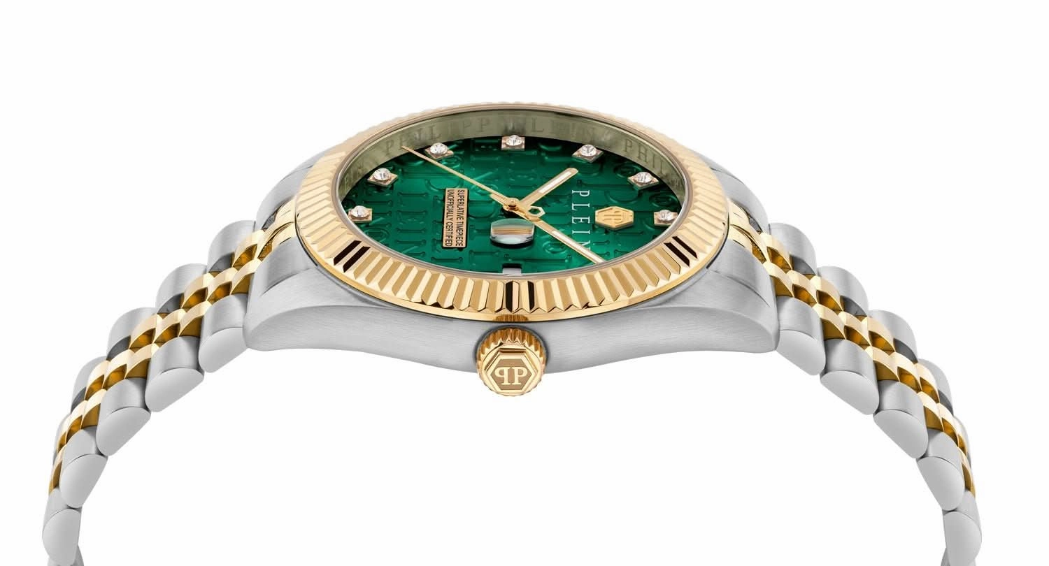 Gents Date Superlative Green Watch PWMFA0325