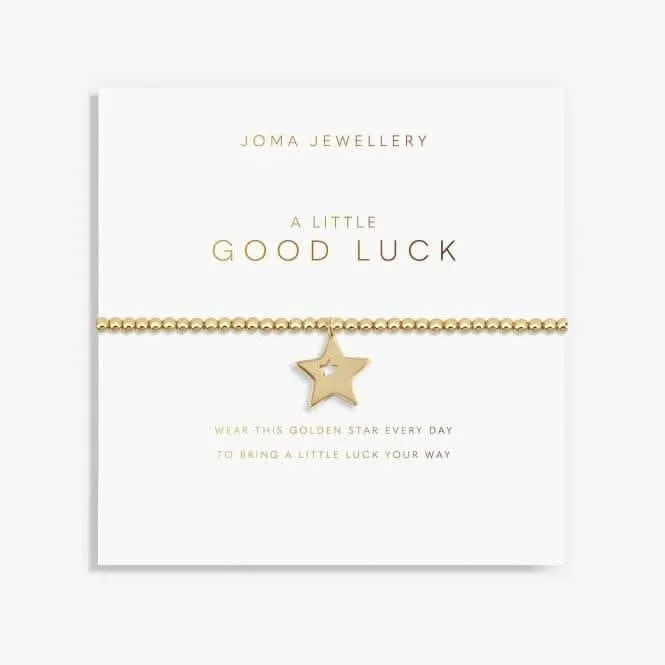 Golden Glow A Little Good Luck Gold 17.5cm Bracelet 5951 Joma Jewellery