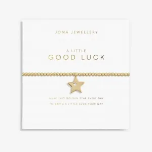 Golden Glow A Little Good Luck Gold 17.5cm Bracelet 5951 Joma Jewellery