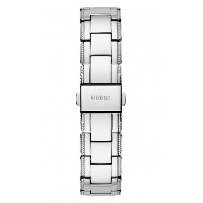 Guess Ladies Crystal Clear Stainless Steel Silver Watch GW0470L1