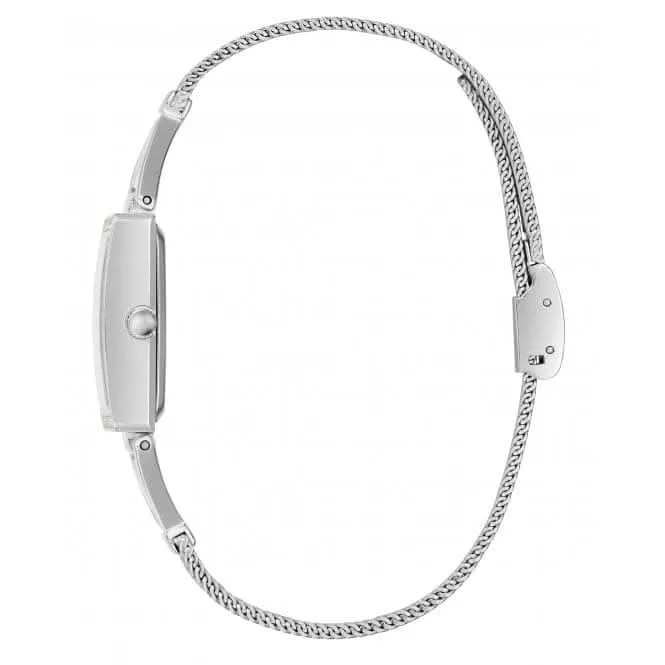 Guess Ladies Grace Stainless Steel Mesh Silver Watch GW0400L1