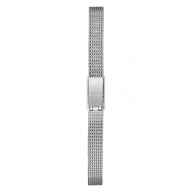 Guess Ladies Grace Stainless Steel Mesh Silver Watch GW0400L1