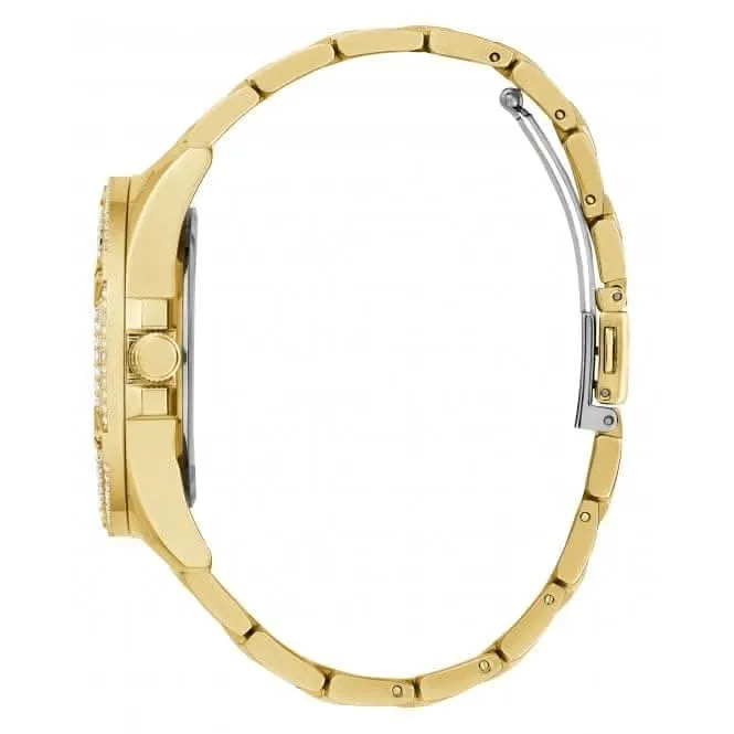 Guess Ladies Queen Stainless Steel Gold Tone Watch GW0464L2