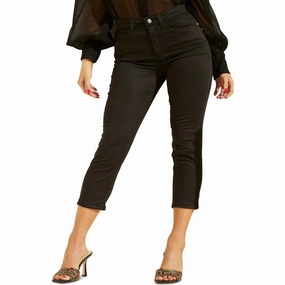 Guess Womens 1981 Skinny High Rise Capri Jeans