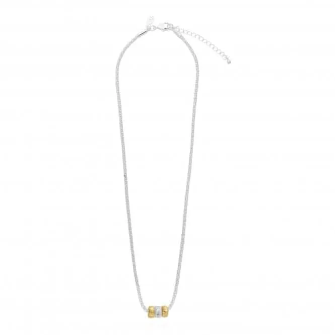 Halo Silver And Gold 45cm   5cm Extender Necklace 4516 Joma Jewellery