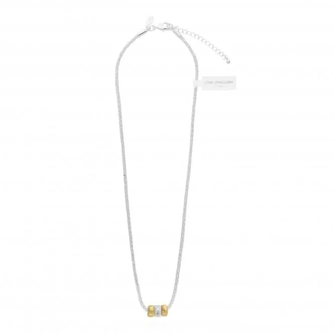 Halo Silver And Gold 45cm   5cm Extender Necklace 4516 Joma Jewellery