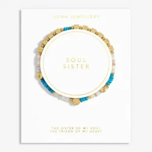 Happy Little Moments Soul Sister Gold Plated 17.5cm Bracelet 7081 Joma Jewellery
